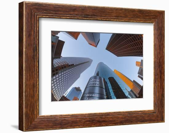 Downtown Houston.-Jon Hicks-Framed Premium Photographic Print