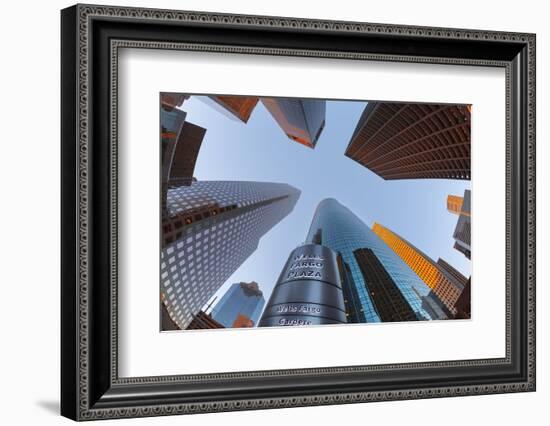 Downtown Houston.-Jon Hicks-Framed Premium Photographic Print