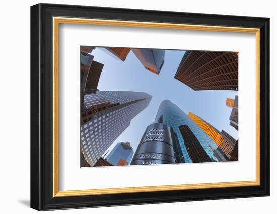 Downtown Houston.-Jon Hicks-Framed Premium Photographic Print