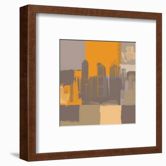 Downtown I-Yashna-Framed Art Print