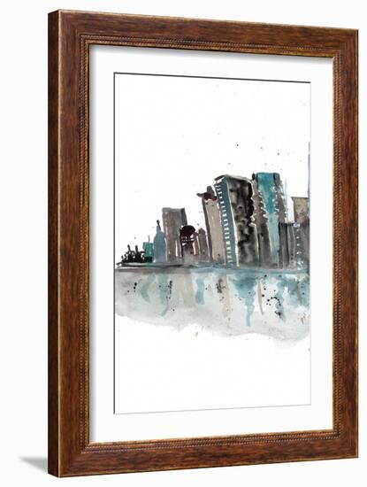 Downtown I-Rebecca Meyers-Framed Art Print