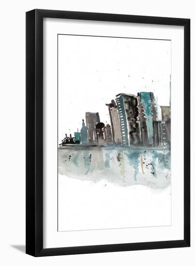 Downtown I-Rebecca Meyers-Framed Art Print