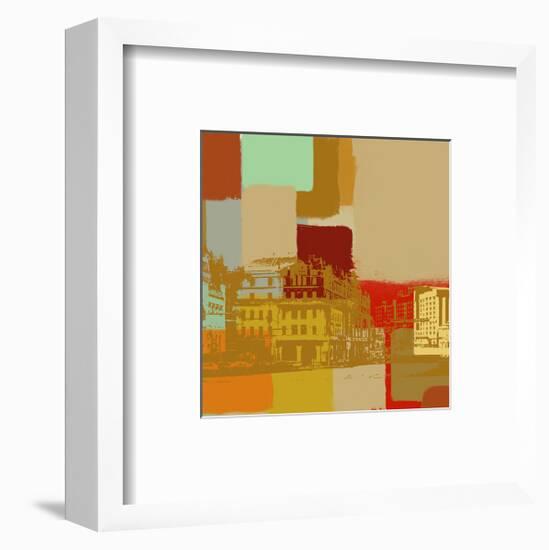 Downtown II-Yashna-Framed Art Print