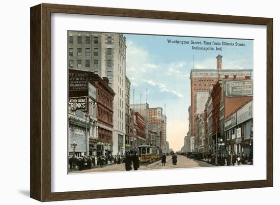 Downtown Indianapolis, Indiana-null-Framed Art Print