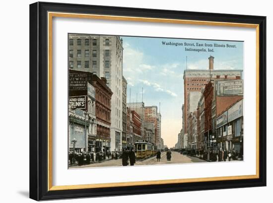 Downtown Indianapolis, Indiana-null-Framed Art Print