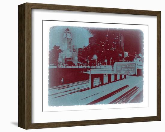 Downtown La-NaxArt-Framed Art Print