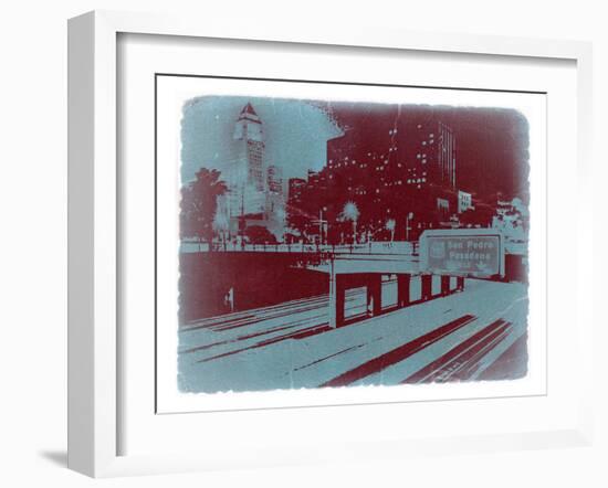 Downtown La-NaxArt-Framed Art Print