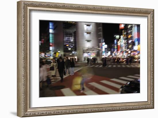 Downtown Lights-Tony Koukos-Framed Giclee Print