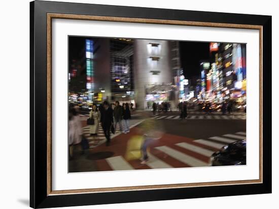 Downtown Lights-Tony Koukos-Framed Giclee Print