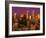 Downtown Los Angeles, California at sunset-null-Framed Photographic Print