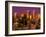 Downtown Los Angeles, California at sunset-null-Framed Photographic Print