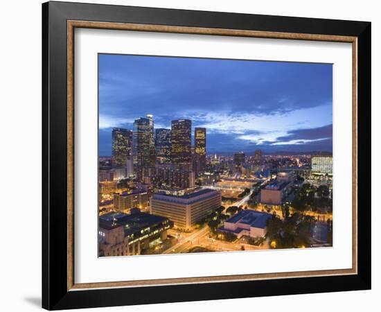 Downtown Los Angeles, California, USA-Walter Bibikow-Framed Photographic Print