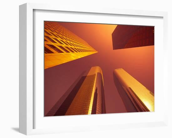 Downtown, Los Angeles, California, USA-Alan Copson-Framed Photographic Print