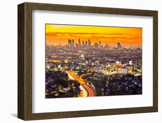 Downtown Los Angeles, California.-SeanPavonePhoto-Framed Photographic Print