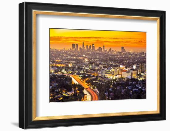 Downtown Los Angeles, California.-SeanPavonePhoto-Framed Photographic Print