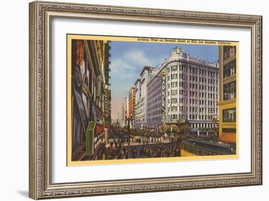 Downtown Los Angeles, California-null-Framed Art Print