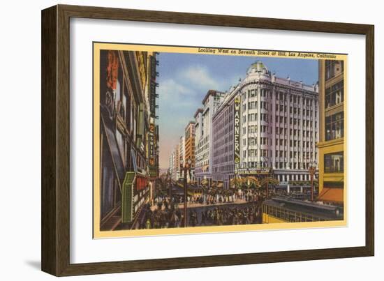 Downtown Los Angeles, California-null-Framed Art Print