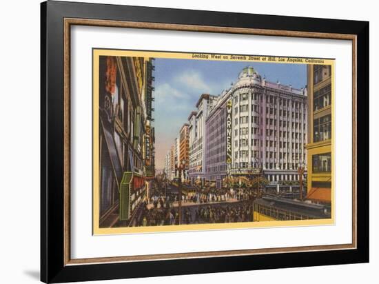 Downtown Los Angeles, California-null-Framed Art Print