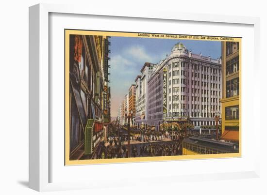 Downtown Los Angeles, California-null-Framed Art Print