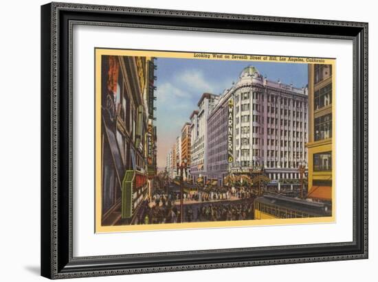 Downtown Los Angeles, California-null-Framed Art Print