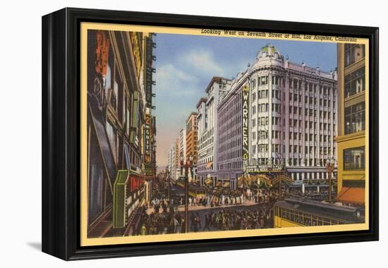 Downtown Los Angeles, California-null-Framed Stretched Canvas