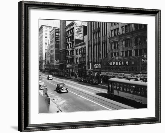 Downtown Los Angeles-null-Framed Photographic Print