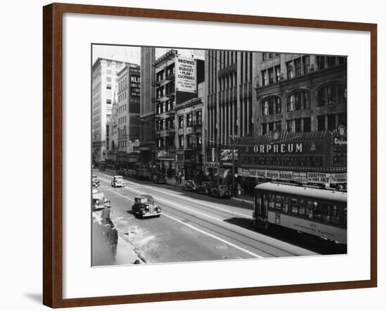 Downtown Los Angeles-null-Framed Photographic Print