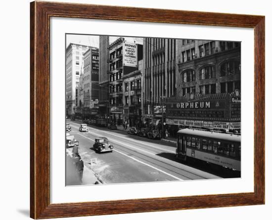 Downtown Los Angeles-null-Framed Photographic Print