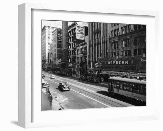 Downtown Los Angeles-null-Framed Photographic Print