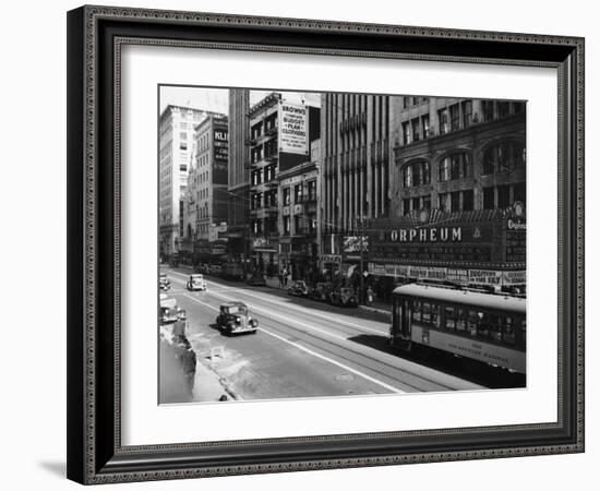 Downtown Los Angeles-null-Framed Photographic Print