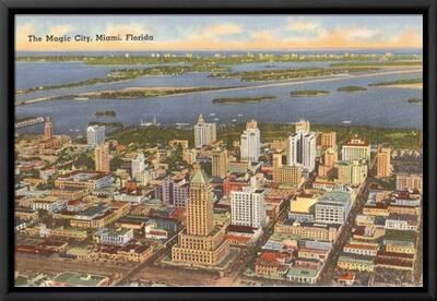 Miami Florida The Magic City: Vintage Postcard Book