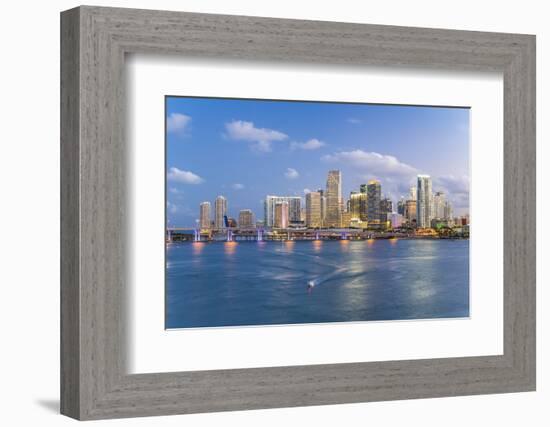Downtown Miami Skyline, Miami, Florida, United States of America, North America-Gavin Hellier-Framed Photographic Print