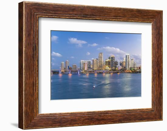 Downtown Miami Skyline, Miami, Florida, United States of America, North America-Gavin Hellier-Framed Photographic Print