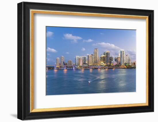 Downtown Miami Skyline, Miami, Florida, United States of America, North America-Gavin Hellier-Framed Photographic Print