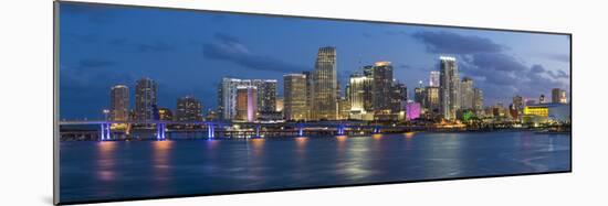 Downtown Miami Skyline, Miami, Florida, USA, North America-Gavin Hellier-Mounted Photographic Print