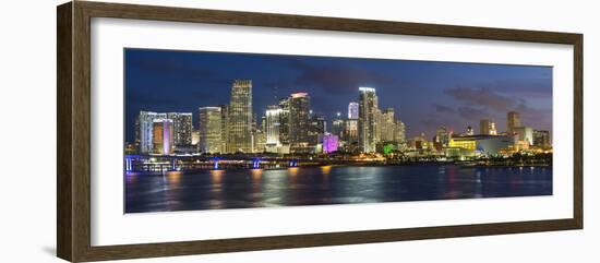Downtown Miami Skyline, Miami, Florida, USA, North America-Gavin Hellier-Framed Photographic Print