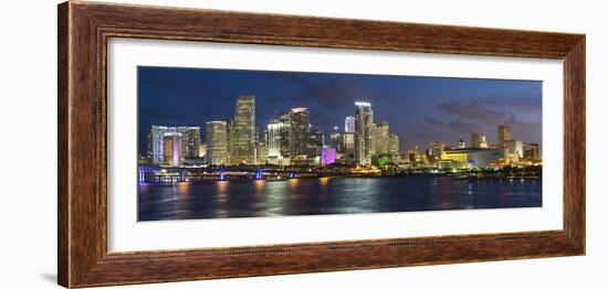 Downtown Miami Skyline, Miami, Florida, USA, North America-Gavin Hellier-Framed Photographic Print