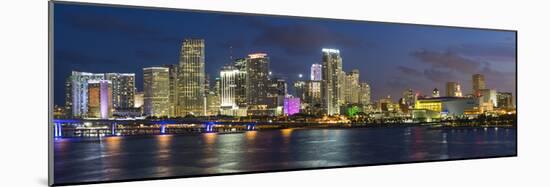 Downtown Miami Skyline, Miami, Florida, USA, North America-Gavin Hellier-Mounted Photographic Print