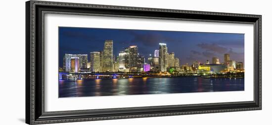 Downtown Miami Skyline, Miami, Florida, USA, North America-Gavin Hellier-Framed Photographic Print