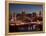 Downtown Milwaukee from Rte. 94 43 Hwy-Walter Bibikow-Framed Premier Image Canvas