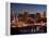 Downtown Milwaukee from Rte. 94 43 Hwy-Walter Bibikow-Framed Premier Image Canvas