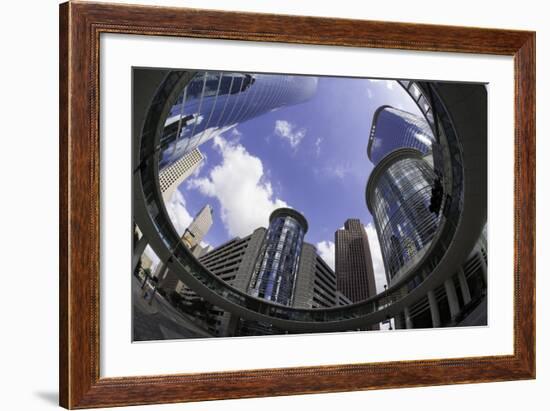Downtown Modern Architecture, Houston, Texas, United States of America, North America-Gavin-Framed Photographic Print