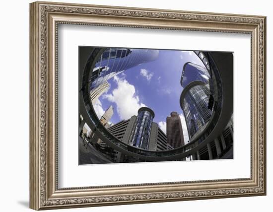 Downtown Modern Architecture, Houston, Texas, United States of America, North America-Gavin-Framed Photographic Print