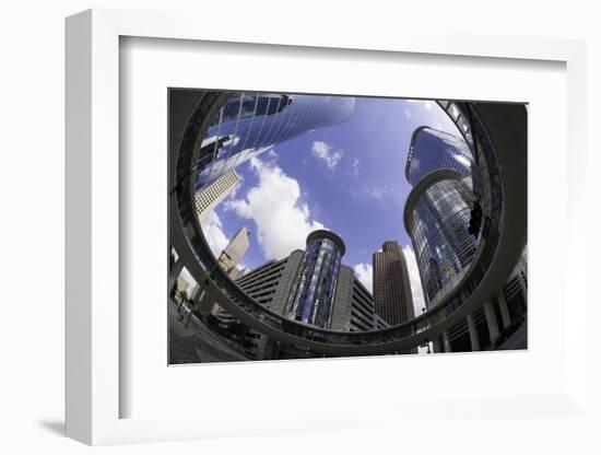 Downtown Modern Architecture, Houston, Texas, United States of America, North America-Gavin-Framed Photographic Print