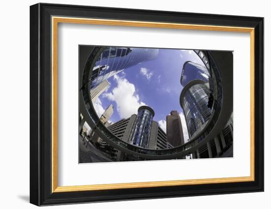 Downtown Modern Architecture, Houston, Texas, United States of America, North America-Gavin-Framed Photographic Print