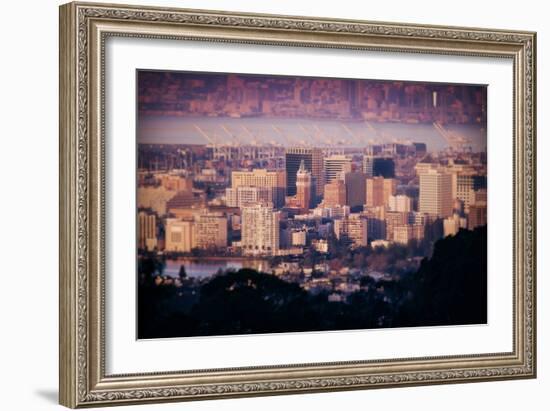 Downtown Oakland Cityscape-null-Framed Photographic Print