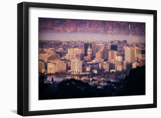 Downtown Oakland Cityscape-null-Framed Photographic Print