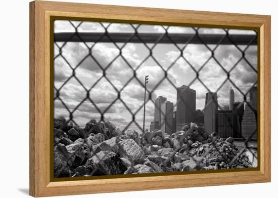 Downtown on the Rocks-Evan Morris Cohen-Framed Premier Image Canvas