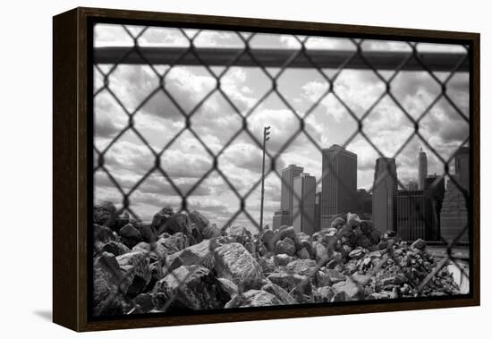 Downtown on the Rocks-Evan Morris Cohen-Framed Premier Image Canvas