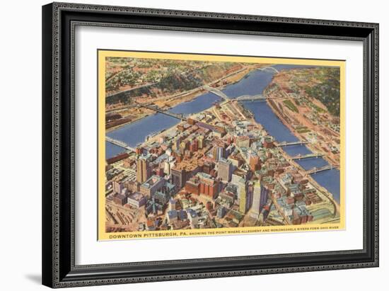 Downtown Pittsburgh, Pennsylvania-null-Framed Art Print